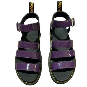 Dr. Martens Blaire Sandal Purple Patent Leather